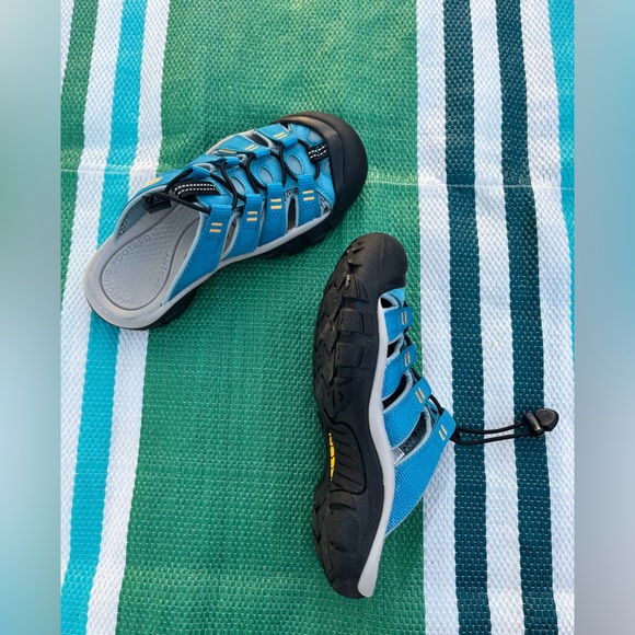 KEEN Women's Newport H2 Slide On Sandals Fjord Blue/Iceland Poppy, Size 5.5 EUC - Picture 14 of 15